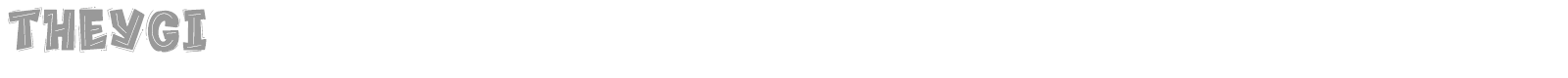 Theygi font preview